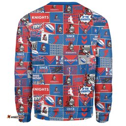 Newcastle Knights Sport Sweatshirt - Team Of Us Die Hard Fan Supporters Comic Style