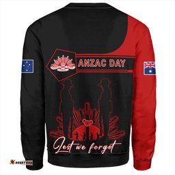Australia Sweatshirt Anzac Day Army And Soldiers Style