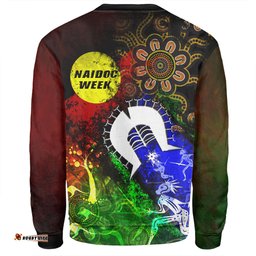 Australia Sweatshirt Naidoc Week Aboriginal Indigenous Inspired Blood In Me
