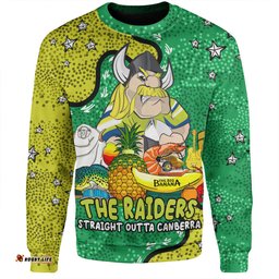 Canberra Raiders Custom Sweatshirt - Australian Big Things Sweatshirt