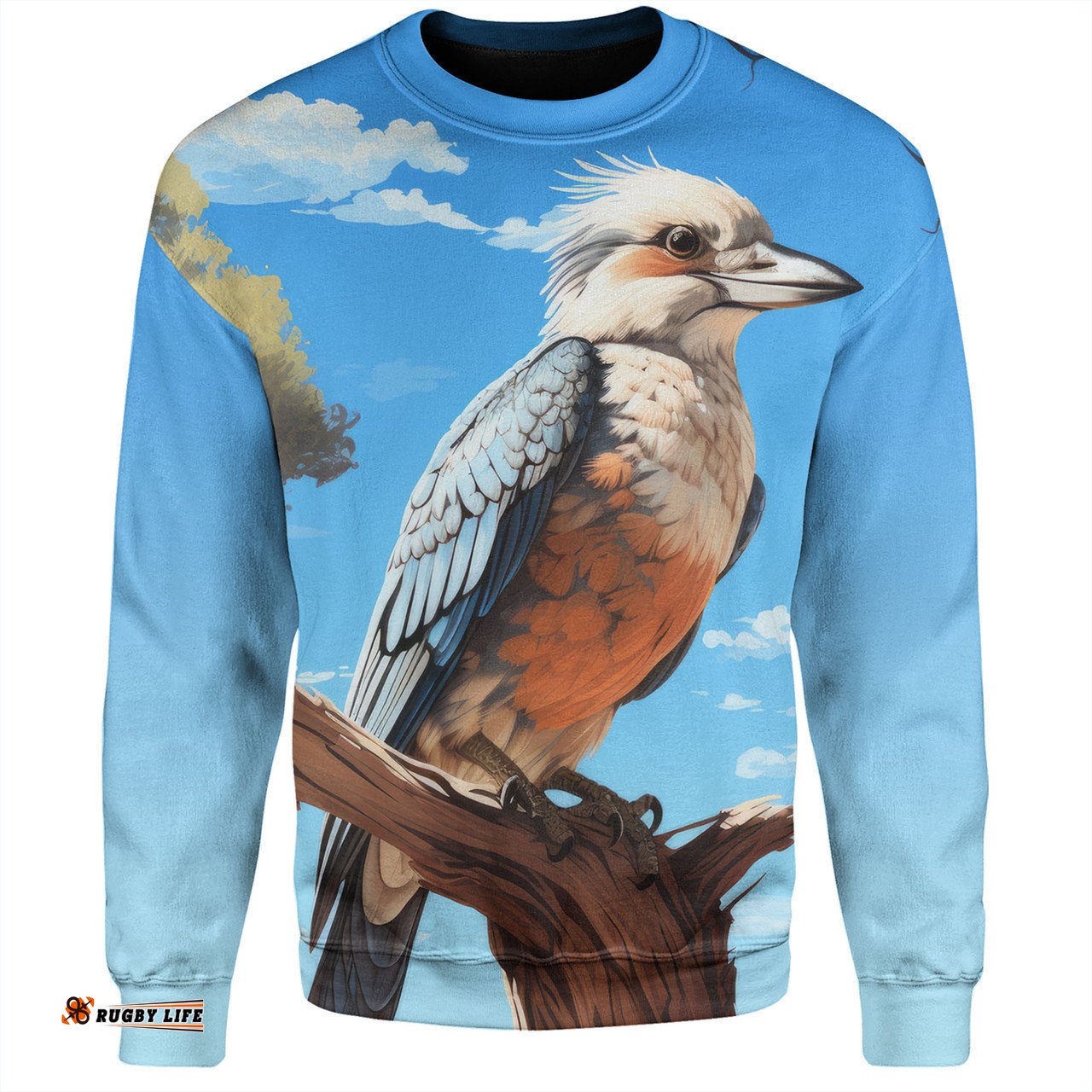 Australia Kookaburra Sweatshirt - Kookaburra With Blue Sky Sweatshirt