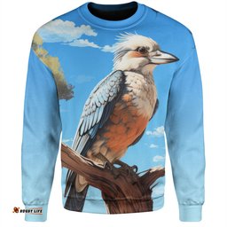 Australia Kookaburra Sweatshirt - Kookaburra With Blue Sky Sweatshirt