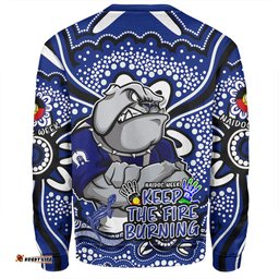 Canterbury-Bankstown Bulldogs Sweatshirt Aboriginal Inspired Naidoc Week Custom For Die Hard Fan Supporters