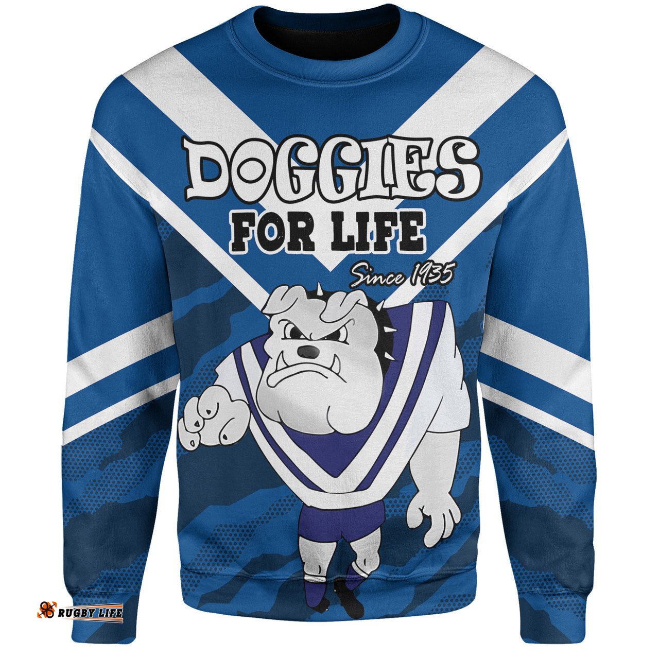 Canterbury-Bankstown Bulldogs Custom Sweatshirt - I Hate Being This Awesome But Bulldogs Sweatshirt
