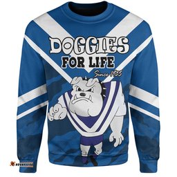Canterbury-Bankstown Bulldogs Custom Sweatshirt - I Hate Being This Awesome But Bulldogs Sweatshirt
