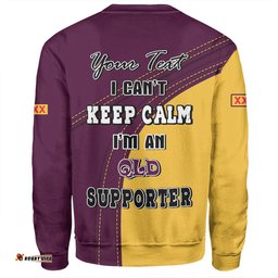 Queensland Maroons Sweatshirt Custom Team Of Us Die Hard Fan Supporters