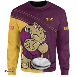 Queensland Maroons Sweatshirt Custom Team Of Us Die Hard Fan Supporters