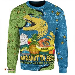 Parramatta Eels Custom Sweatshirt - Australian Big Things Sweatshirt