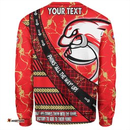 Redcliffe Dolphins Sweatshirt - Theme Song For Rugby With Sporty Style