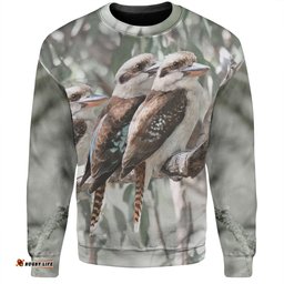 Australia Kookaburra Sweatshirt - Kookaburra Artwork Sweatshirt