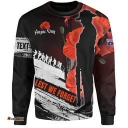 Australia Custom Sweatshirt - Anzac Day Special Style