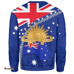 Australia Sweatshirt - Anzac Day Lest We Forget Australia Flag
