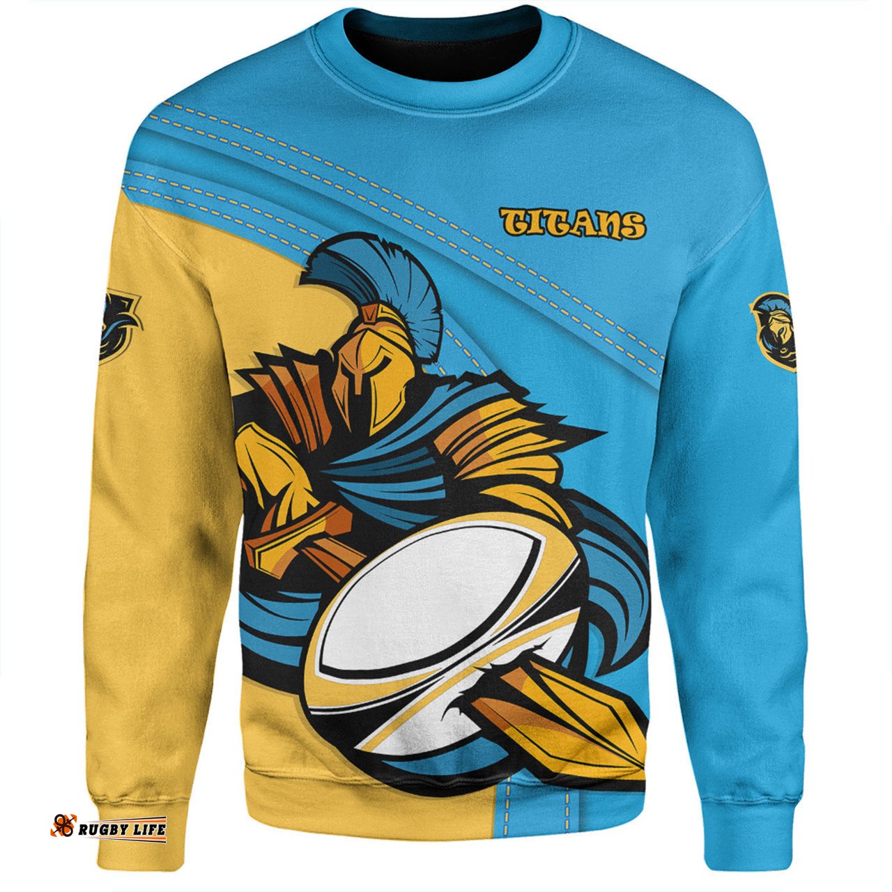 Gold Coast Titans Sweatshirt Custom Team Of Us Die Hard Fan Supporters