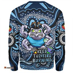 New South Wales Blues Sweatshirt Aboriginal Inspired Naidoc Week Custom For Die Hard Fan Supporters