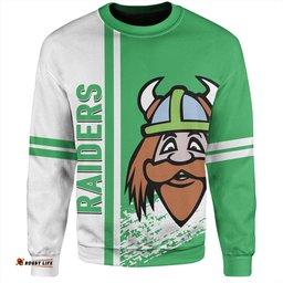 Canberra Raiders Sweatshirt - Canberra Raiders Mascot Quater Style