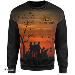 Australia Sweatshirt - Anzac Day Australia And New Zealand Remembers