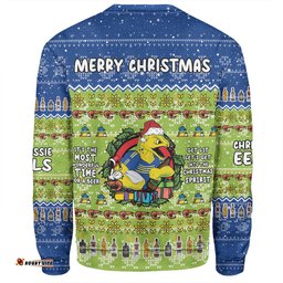 Parramatta Eels Christmas Custom Sweatshirt - Chrissie Spirit Sweatshirt