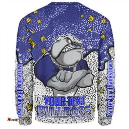 Canterbury-Bankstown Bulldogs Custom Sweatshirt - Team With Dot And Star Patterns For Tough Fan Sweatshirt