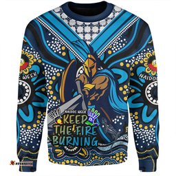 Gold Coast Titans Sweatshirt Aboriginal Inspired Naidoc Week Custom For Die Hard Fan Supporters