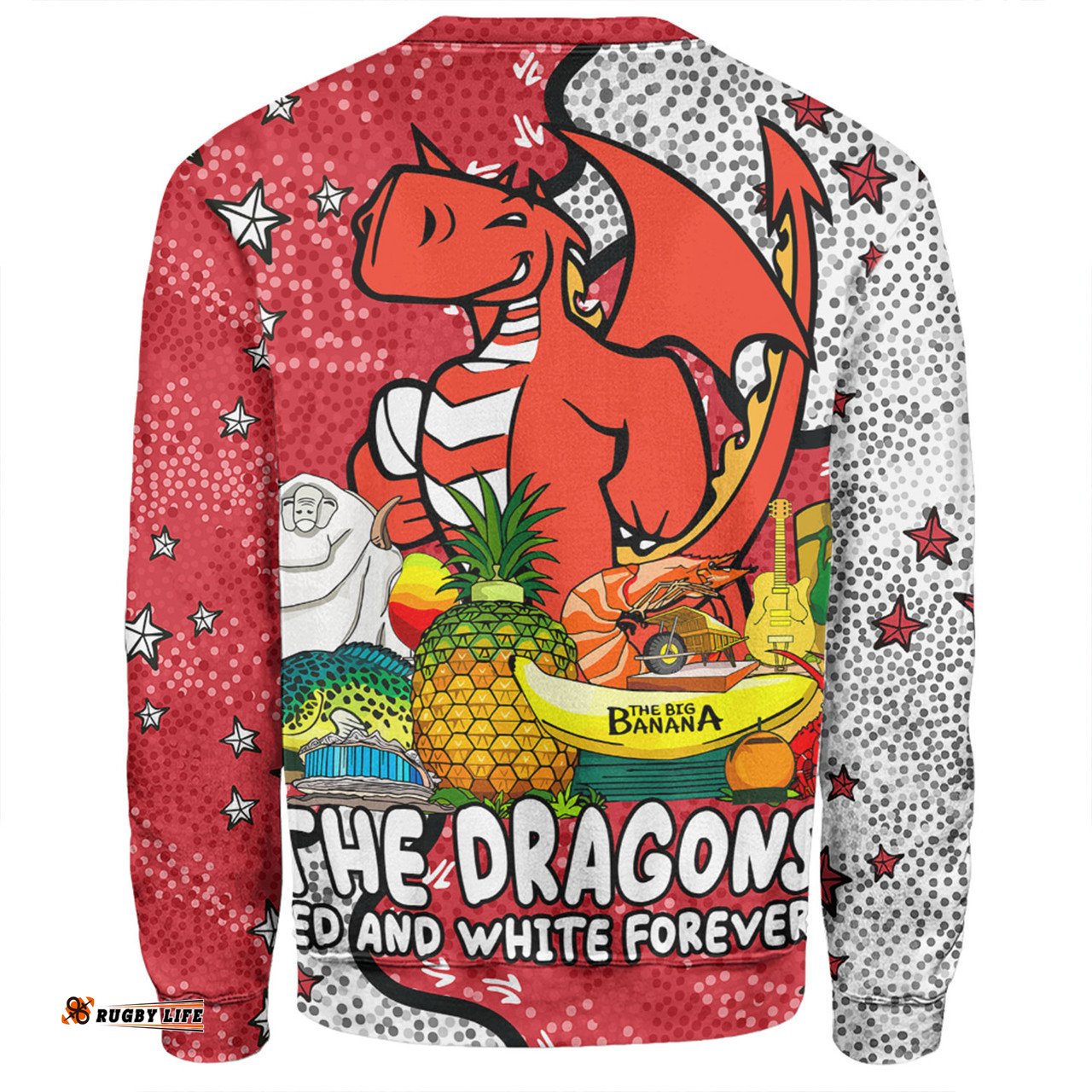 St. George Illawarra Dragons Custom Sweatshirt - Australian Big Things Sweatshirt