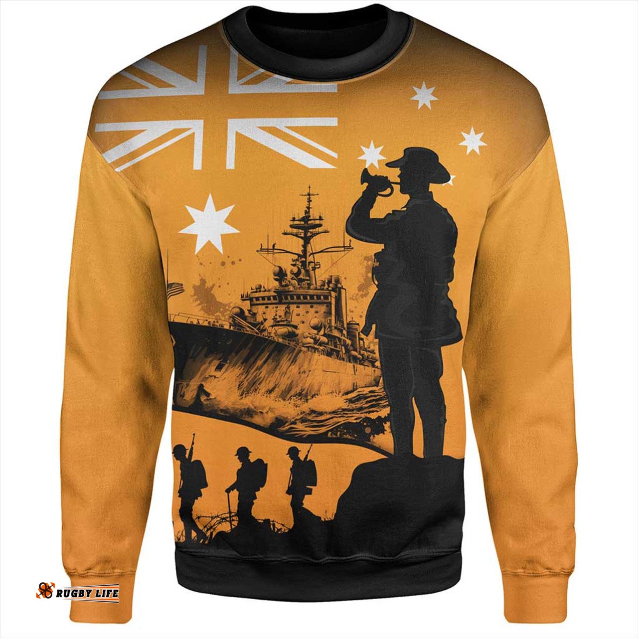 Australia Sweatshirt Lest We Forget Navy Anzac
