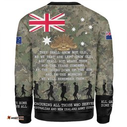 Australia Anzac Day Sweatshirt - Australia and New Zealand Warriors All gave some Some Gave All Sweatshirt