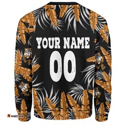 Wests Tigers Custom Sweatshirt - Tropical Patterns Wests Tigers Sweatshirt