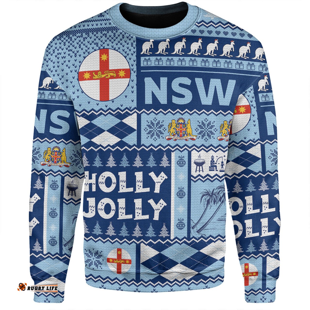 New South Wales Christmas Sweatshirt - Holly Jolly Chrissie Sweatshirt