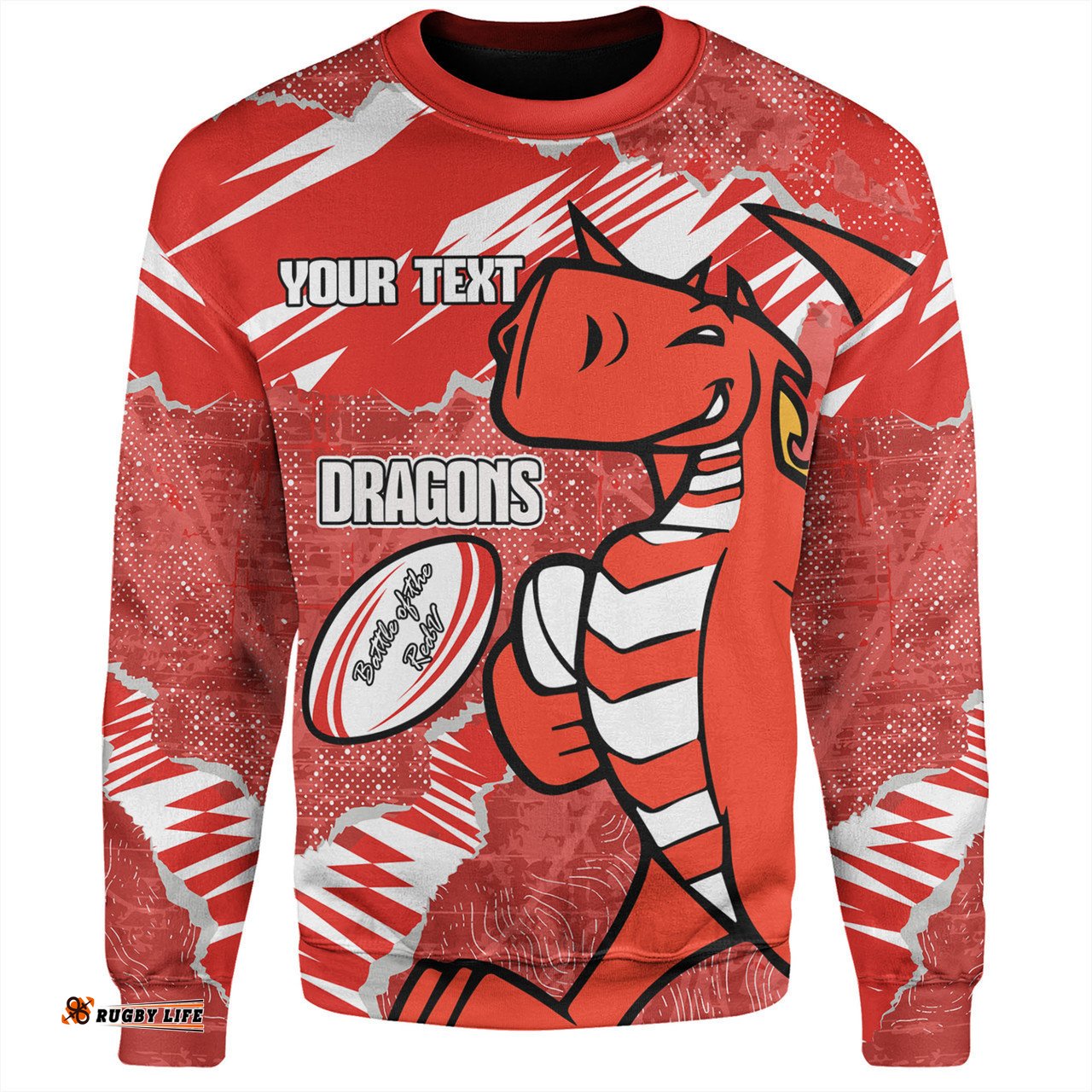 St. George Illawarra Dragons Sweatshirt - Theme Song