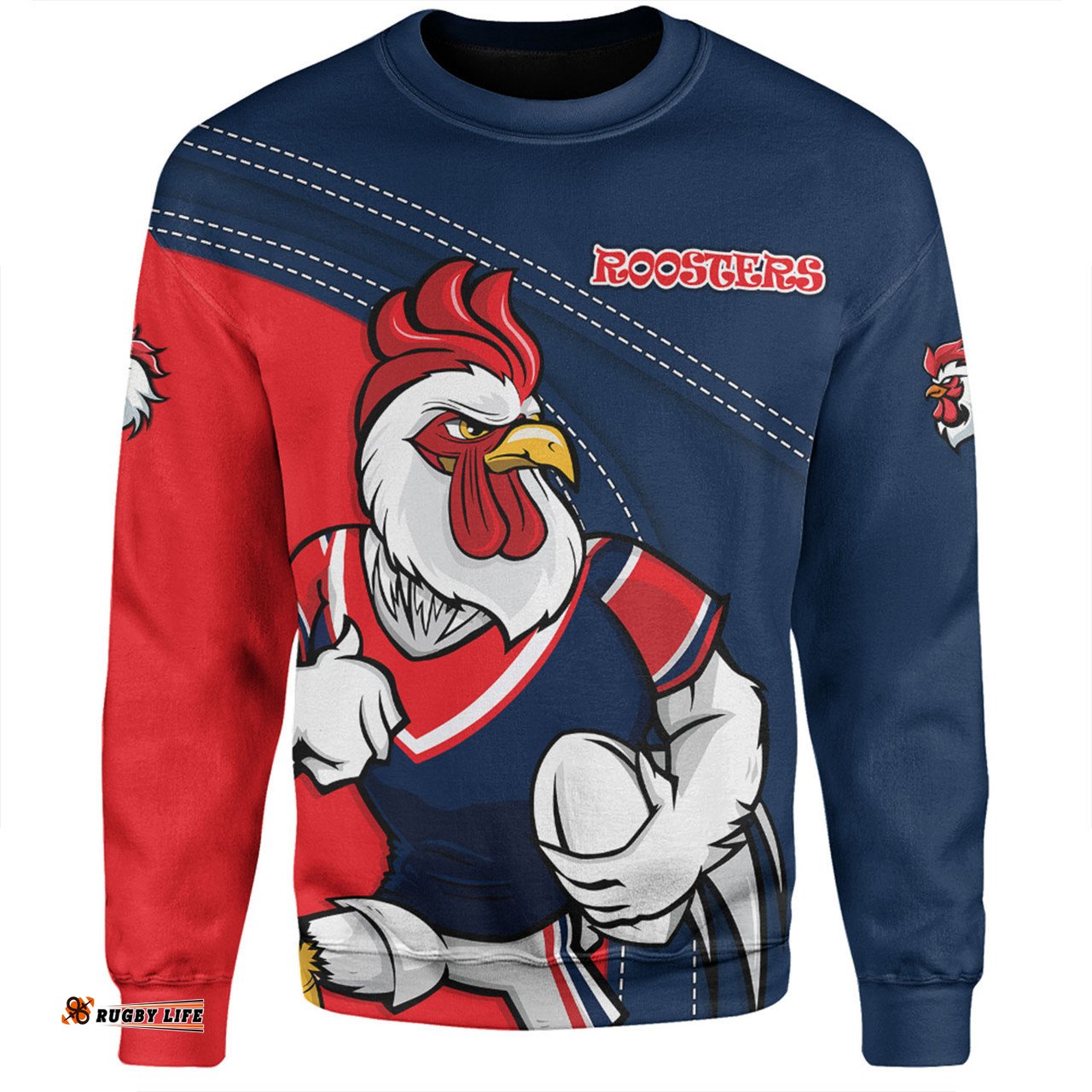 Sydney Roosters Sweatshirt Custom Team Of Us Die Hard Fan Supporters