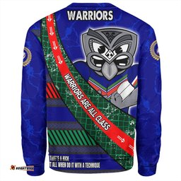 New Zealand Warriors Sport Sweatshirt - Theme Song For Rugby With Sporty Style