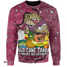 Queensland Cane Toads Custom Sweatshirt - Australian Big Things Sweatshirt