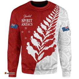 Australia Anzac Day Custom Sweatshirt - Spirit Of The Anzacs Sweatshirt