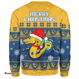 Parramatta Eels Christmas Custom Sweatshirt - Special Ugly Christmas Sweatshirt