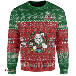 South Sydney Rabbitohs Custom Sweatshirt - Chrissie Spirit Sweatshirt