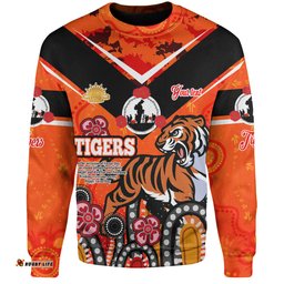 Wests Tigers Anzac Day Custom Sweatshirt - Tigers Anzac Quotes Sweatshirt