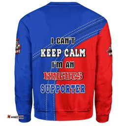 Newcastle Knights Sweatshirt Custom Team Of Us Die Hard Fan Supporters