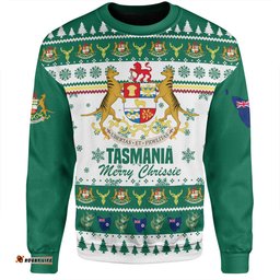 Tasmania Christmas Sweatshirt - Merry Chrissie Sweatshirt