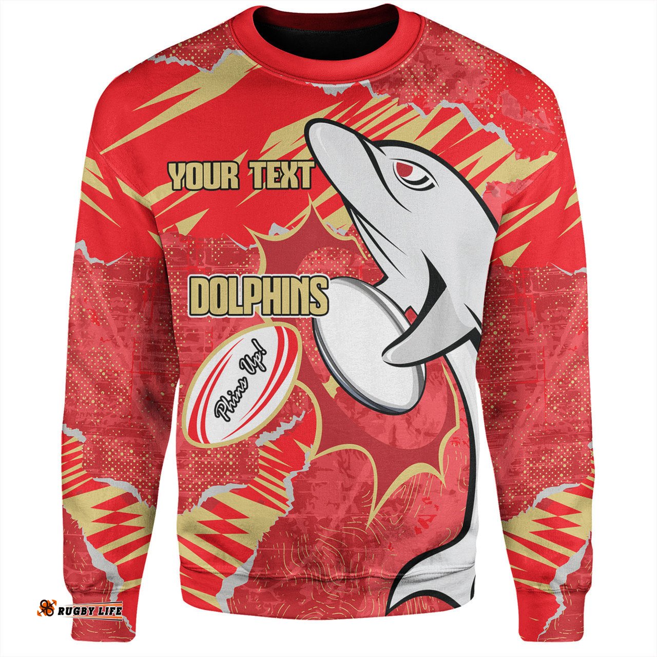 Redcliffe Dolphins Sweatshirt - Theme Song