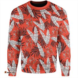 St. George Illawarra Dragons Custom Sweatshirt - Tropical Patterns St. George Illawarra Dragons Sweatshirt