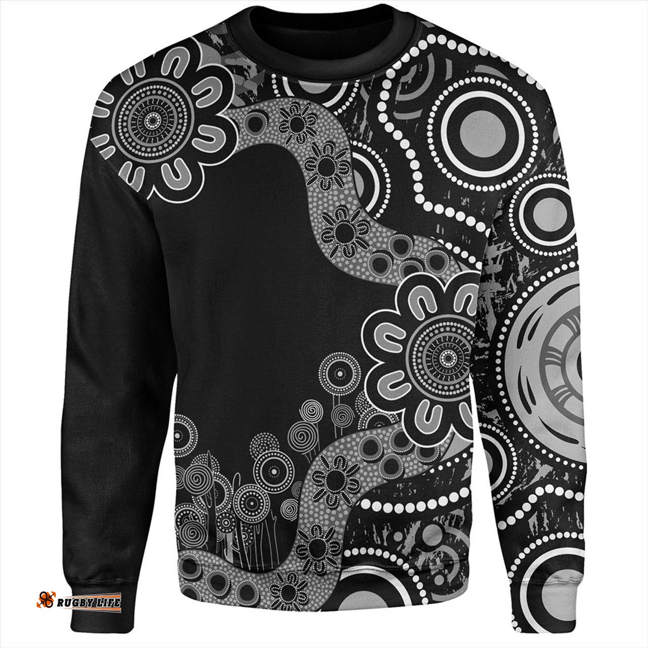 Australia Sweatshirt Aboriginal Indigenous Dot Painting