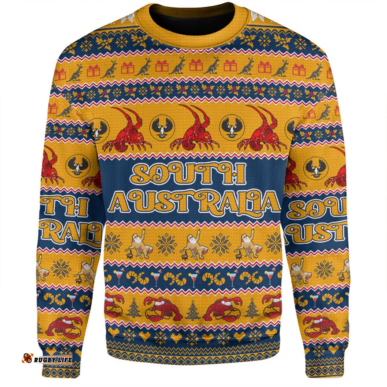 South Australia Big Things Christmas Custom Sweatshirt - The Big Lobster Sweatshirt