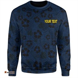 North Queensland Cowboys Sweatshirt - Scream With Tropical Patterns