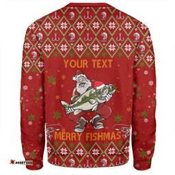 Australia Christmas Fishing Custom Sweatshirt - All I Want For Christmas Is A Big Bass Sweatshirt