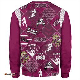 Cane Toads Sport Sweatshirt - Argyle Patterns Style Tough Fan Rugby For Life