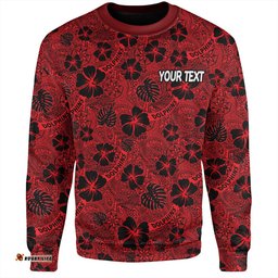 Redcliffe Dolphins Sweatshirt - Scream With Tropical Patterns