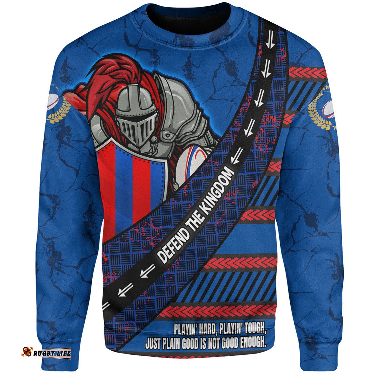 Newcastle Knights Sport Sweatshirt - Theme Song For Rugby With Sporty Style