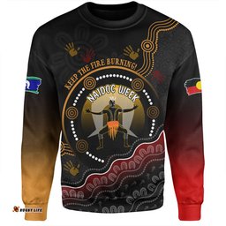 Australia Sweatshirt Naidoc Week Aboriginal Inspired And Torres Strait Islander Culture