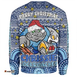 New South Wales Cockroaches Christmas Custom Sweatshirt - Christmas Knit Patterns Vintage Jersey Ugly Sweatshirt