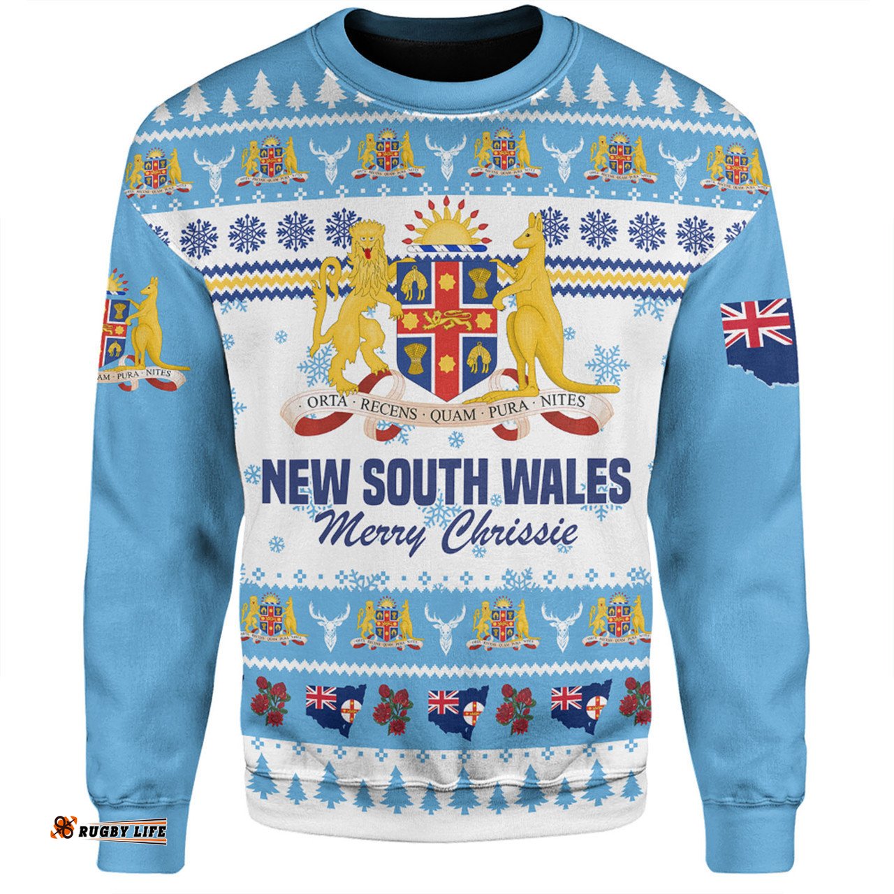 New South Wales Christmas Sweatshirt - Merry Chrissie Sweatshirt